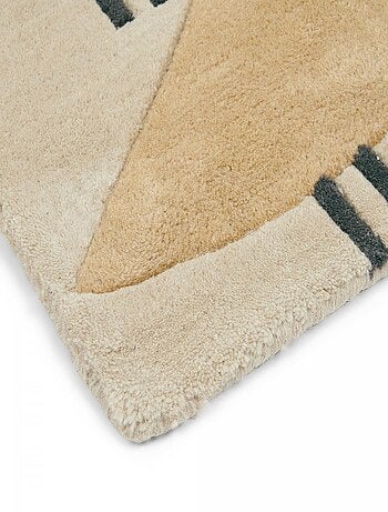 Tapis salon et chambre fait à la main en laine motif animaux LINTU