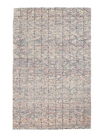 Tapis salon et chambre fait à la main en laine motif faux uni BERNES