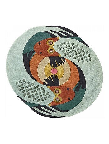 Tapis salon et chambre fait à la main en laine motif fresque ZODIAC