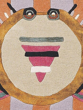 Tapis salon et chambre fait à la main en laine motif fresque ZODIAC