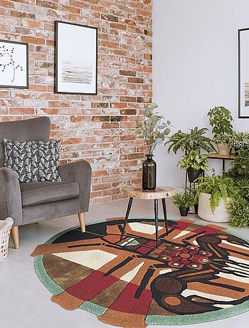 Tapis salon et chambre fait à la main en laine motif fresque ZODIAC