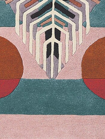 Tapis salon et chambre fait à la main en laine motif fresque ZODIAC