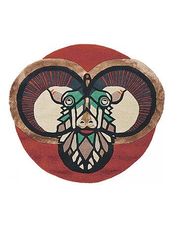 Tapis salon et chambre fait à la main en laine motif fresque ZODIAC