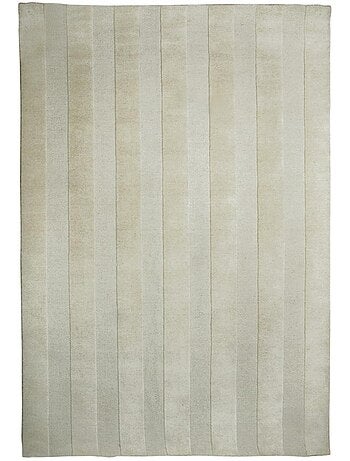 Tapis salon et chambre fait à la main en laine motif uni BANDA