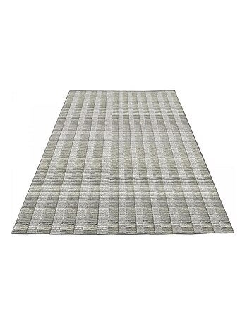 Tapis salon et chambre fait à la main en laine motif uni BANDA