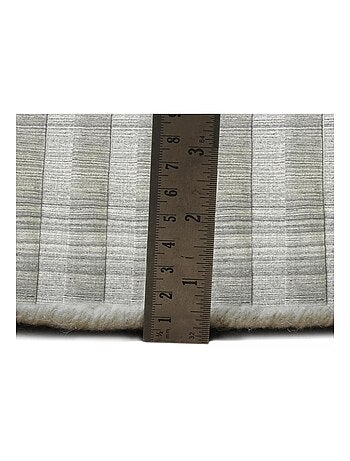 Tapis salon et chambre fait à la main en laine motif uni BANDA