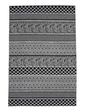 Tapis salon et chambre fait à la main motif ethnique ZIGZOU