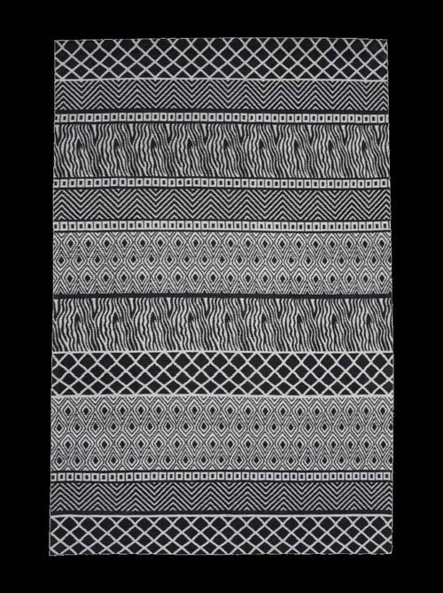 Tapis salon et chambre fait à la main motif ethnique ZIGZOU - Kiabi