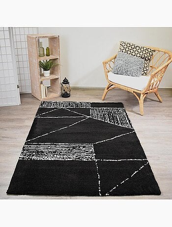 Tapis salon et chambre fait à la main motif géométrique RAGGAL