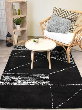 Tapis salon et chambre fait à la main motif géométrique RAGGAL