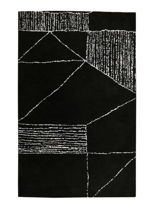 Tapis salon et chambre fait à la main motif géométrique RAGGAL - Kiabi