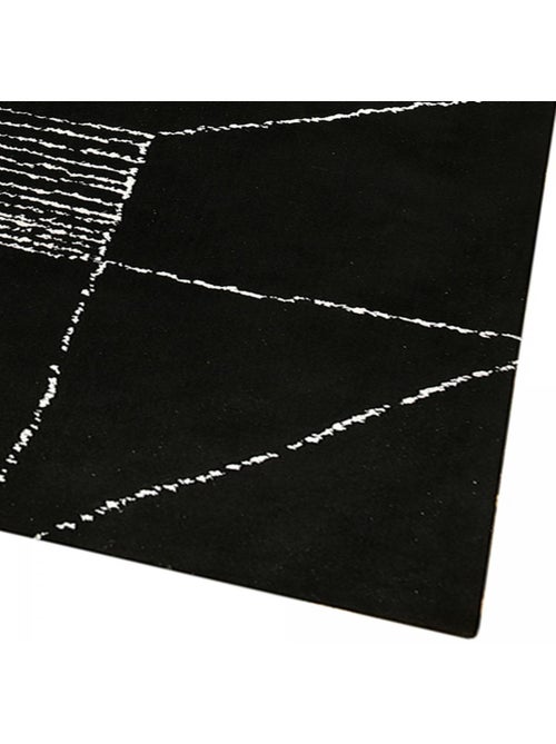 Tapis salon et chambre fait à la main motif géométrique RAGGAL - Kiabi