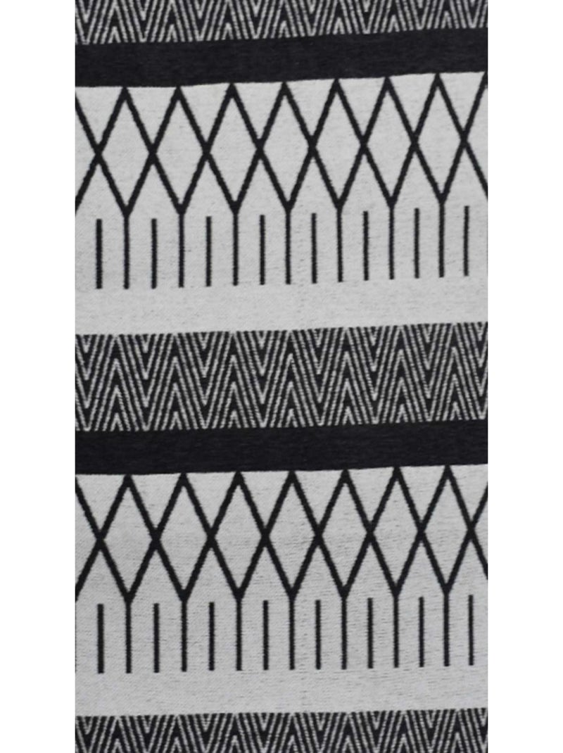 Tapis salon et chambre fait à la main motif scandinave PANATA Gris - Kiabi