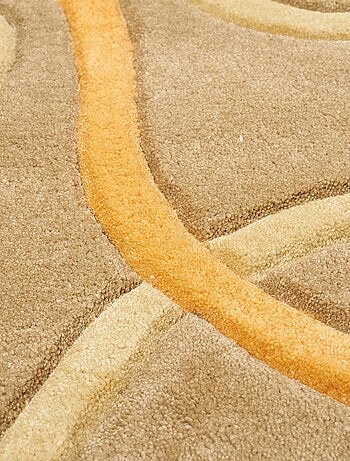 Tapis salon et chambre fait main en acrylique motif rond COMON