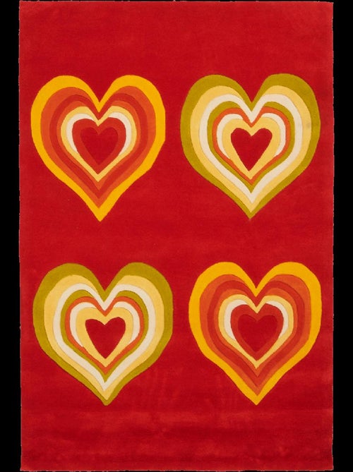 Tapis salon et chambre fait main en acrylique UNAMOURDETAPIS - Kiabi
