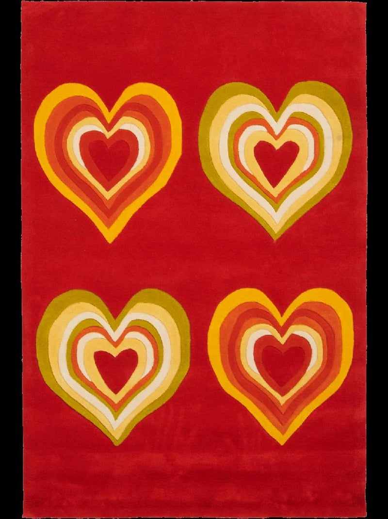 Tapis salon et chambre fait main en acrylique UNAMOURDETAPIS Multicolore - Kiabi