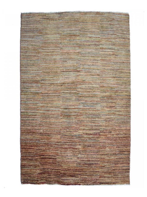 Tapis salon et chambre fait main en laine motif abstrait PESHAWAR A - Kiabi
