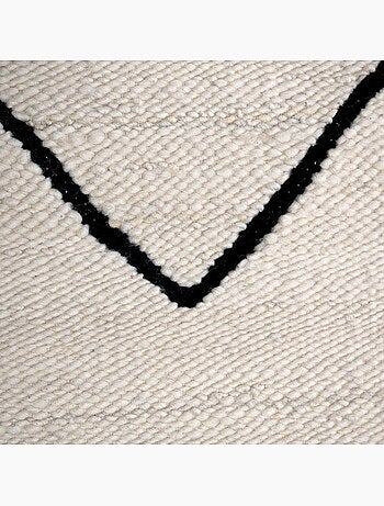Tapis salon et chambre fait main en laine motif berbère RUBINA