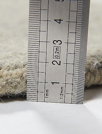 Tapis salon et chambre fait main en laine motif géométrique BUILDING