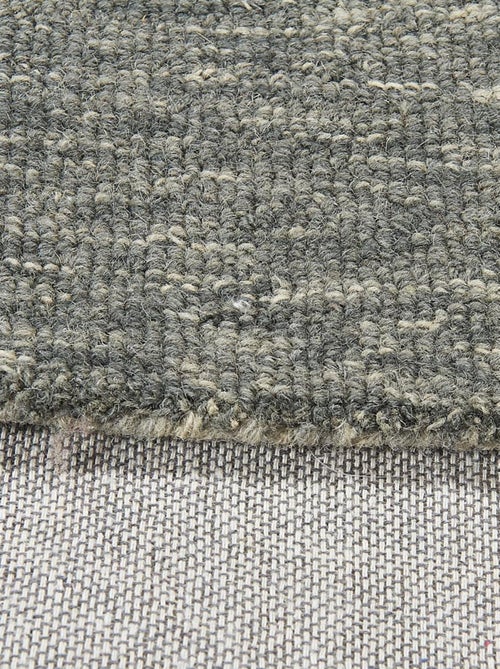 Tapis salon et chambre fait main en laine motif géométrique BUILDING - Kiabi