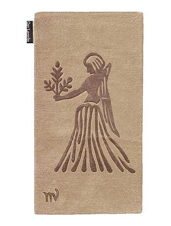 Tapis salon et chambre fait main en laine motif géométrique VIRGO