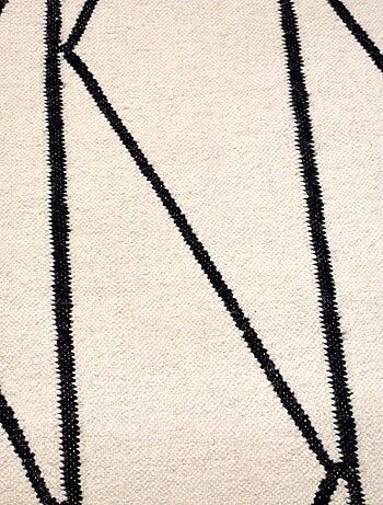 Tapis salon et chambre fait main en laine motif scandinave ELARA