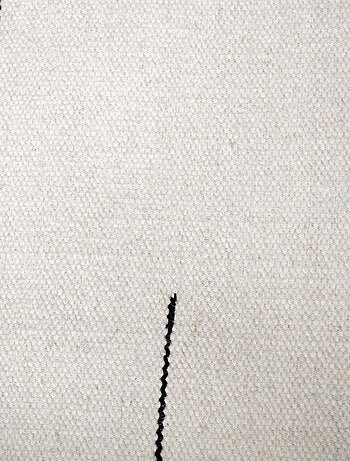 Tapis salon et chambre fait main en laine motif simple NIMBUS