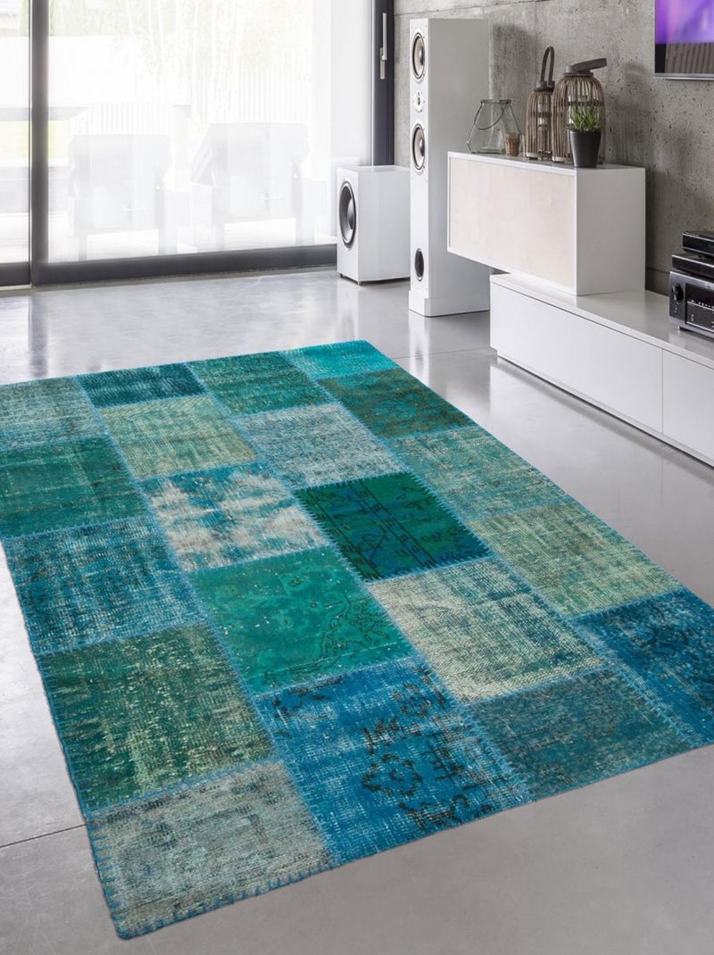 Tapis salon et chambre fait main en laine motif traditionnel Multicolore - Kiabi