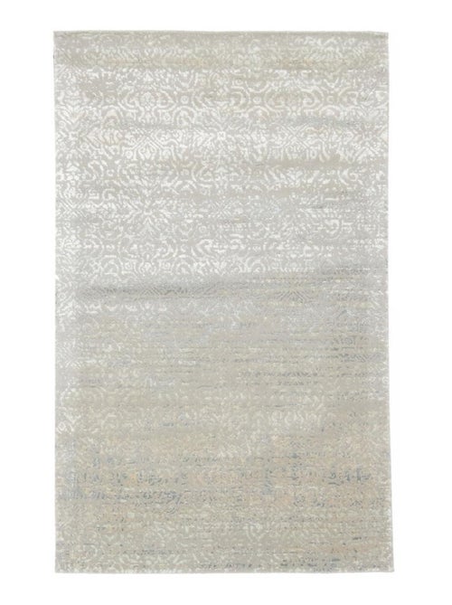 Tapis salon et chambre fait main en laine motif uni BREZE - Kiabi