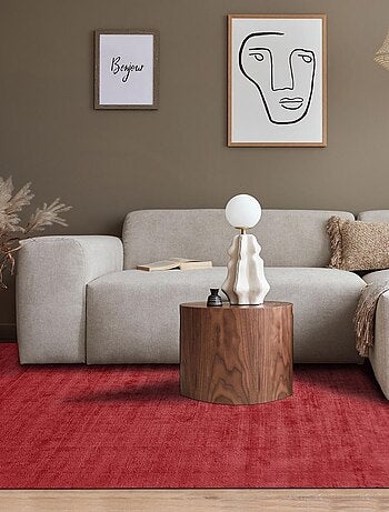 Tapis salon et chambre fait main motif uni NEO UNI