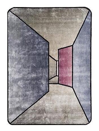 Tapis salon et chambre THE ROOM, fait à la main motif géométrique