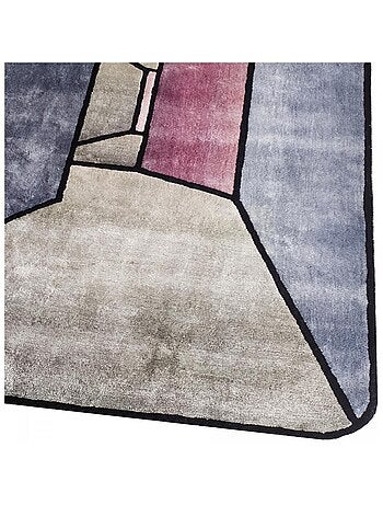 Tapis salon et chambre THE ROOM, fait à la main motif géométrique