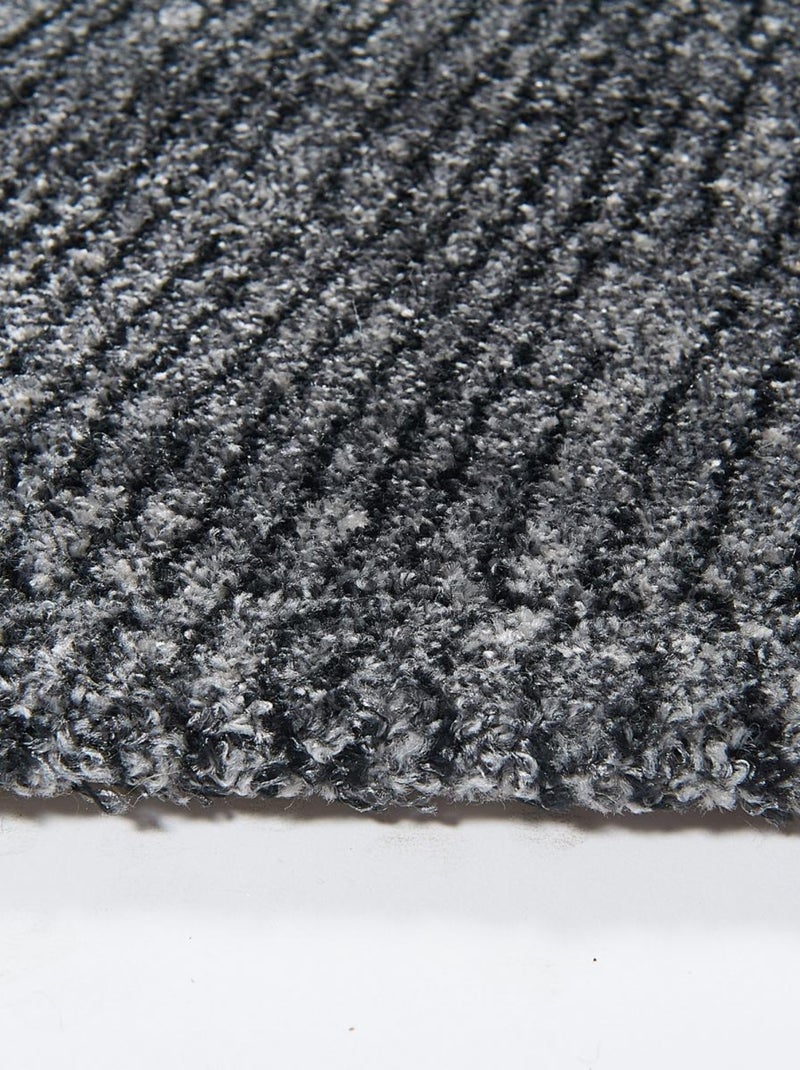 Tapis salon et chambre tissé en acrylique motif simple BREZIK Noir - Kiabi