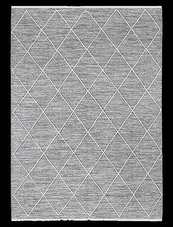 Tapis salon et chambre tissé en coton motif scandinave COTONA