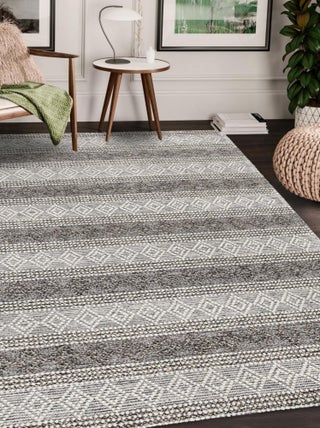 Tapis salon et chambre tissé en laine motif ethnique FOULANI