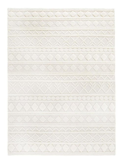 Tapis salon et chambre tissé en laine motif scandinave TINCA - Kiabi Tapis salon et chambre tissé en laine motif scandinave TINCA - Kiabi