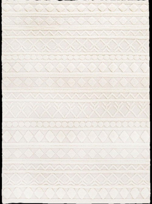 Tapis salon et chambre tissé en laine motif scandinave TINCA - Kiabi Tapis salon et chambre tissé en laine motif scandinave TINCA - Kiabi