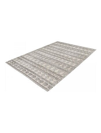 Tapis salon et chambre tissé en laine motif scandinave TINCA