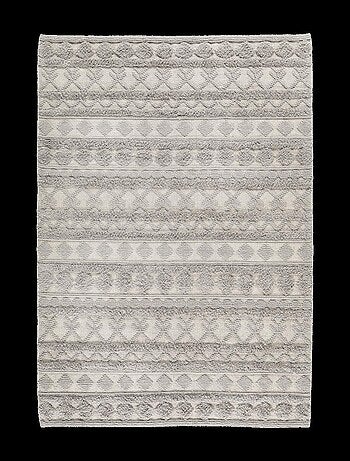 Tapis salon et chambre tissé en laine motif scandinave TINCA