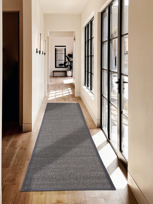 Tapis salon et chambre tissé en sisal motif uni VOLICE - Kiabi