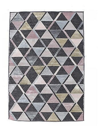 Tapis salon et chambre tissé en viscose motif scandinave SCANDSTYLE