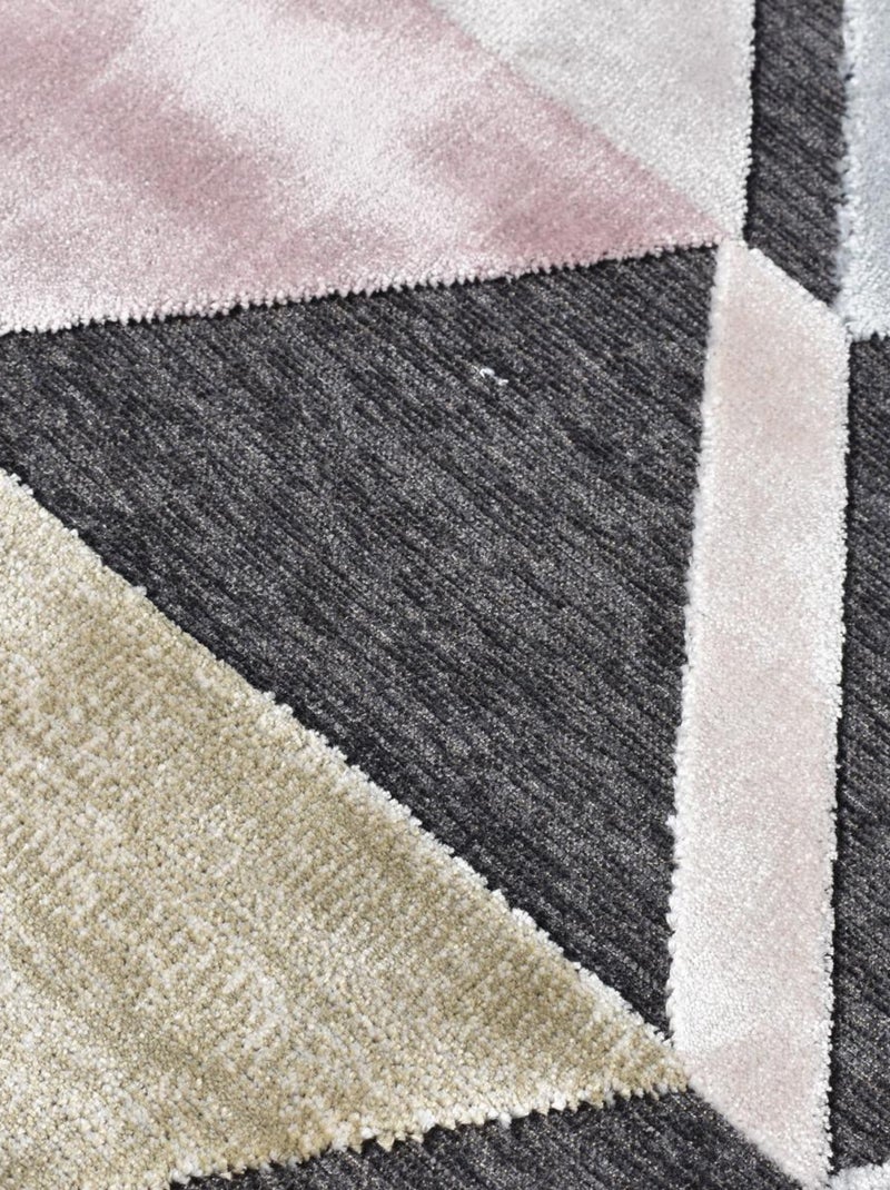 Tapis salon et chambre tissé en viscose motif scandinave SCANDSTYLE Gris - Kiabi