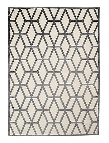 Tapis salon et chambre tissé en viscose motif scandinave SONDAC