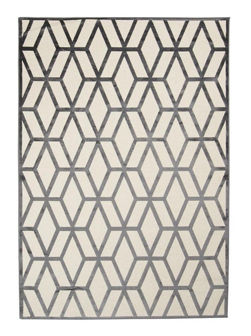 Tapis salon et chambre tissé en viscose motif scandinave SONDAC - Kiabi