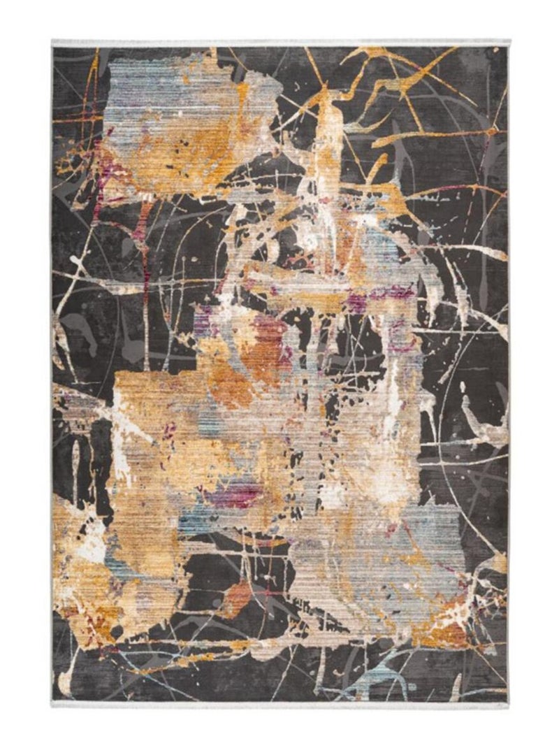 Tapis salon et chambre tissé motif abstrait ARTI 3 Multicolore - Kiabi