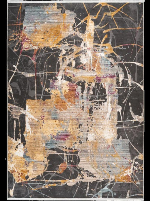 Tapis salon et chambre tissé motif abstrait ARTI 3 - Kiabi