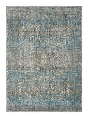 Tapis salon et chambre tissé motif abstrait BELANO