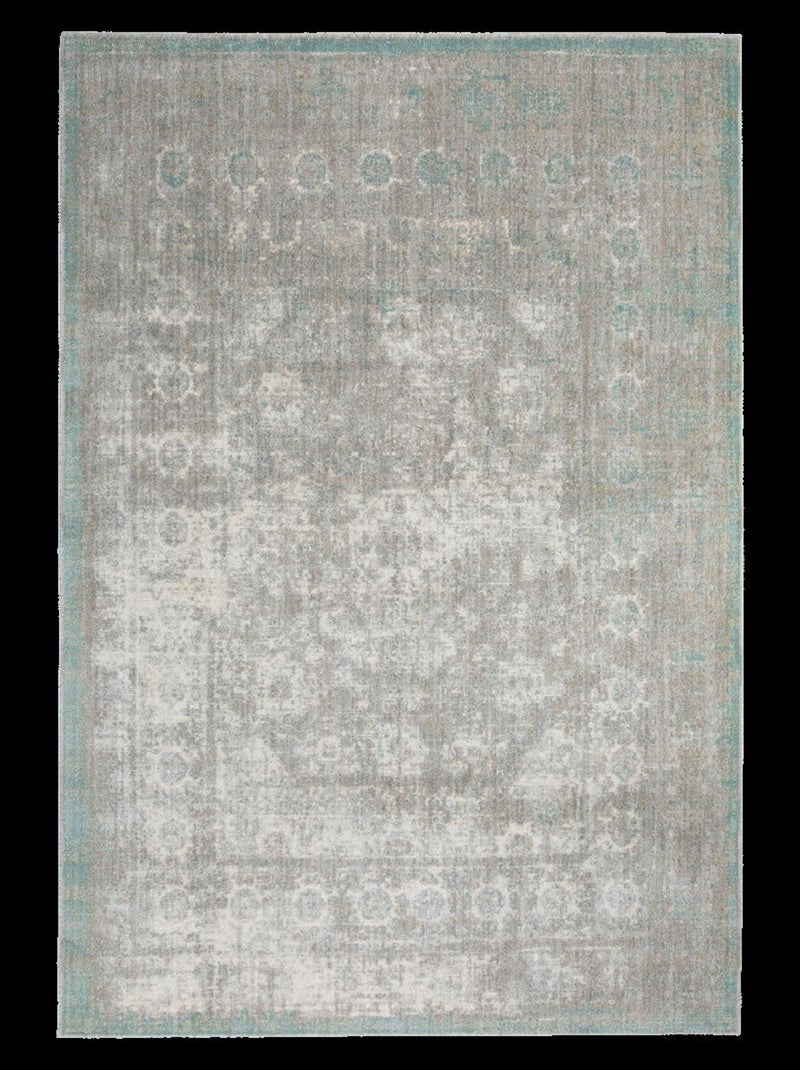 Tapis salon et chambre tissé motif abstrait BELANO Gris - Kiabi