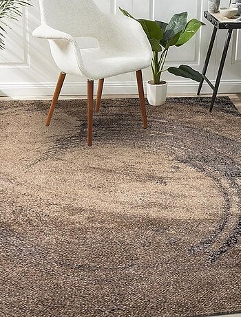 Tapis salon et chambre tissé motif abstrait BINBA