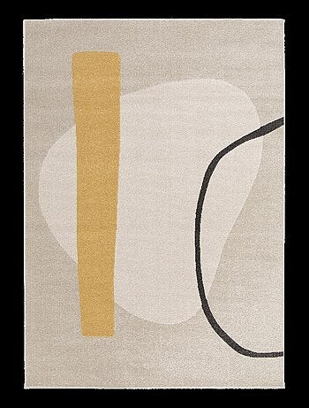 Tapis salon et chambre tissé motif abstrait CONTETRE